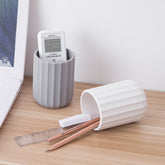 Silicone pen holder stationery storage